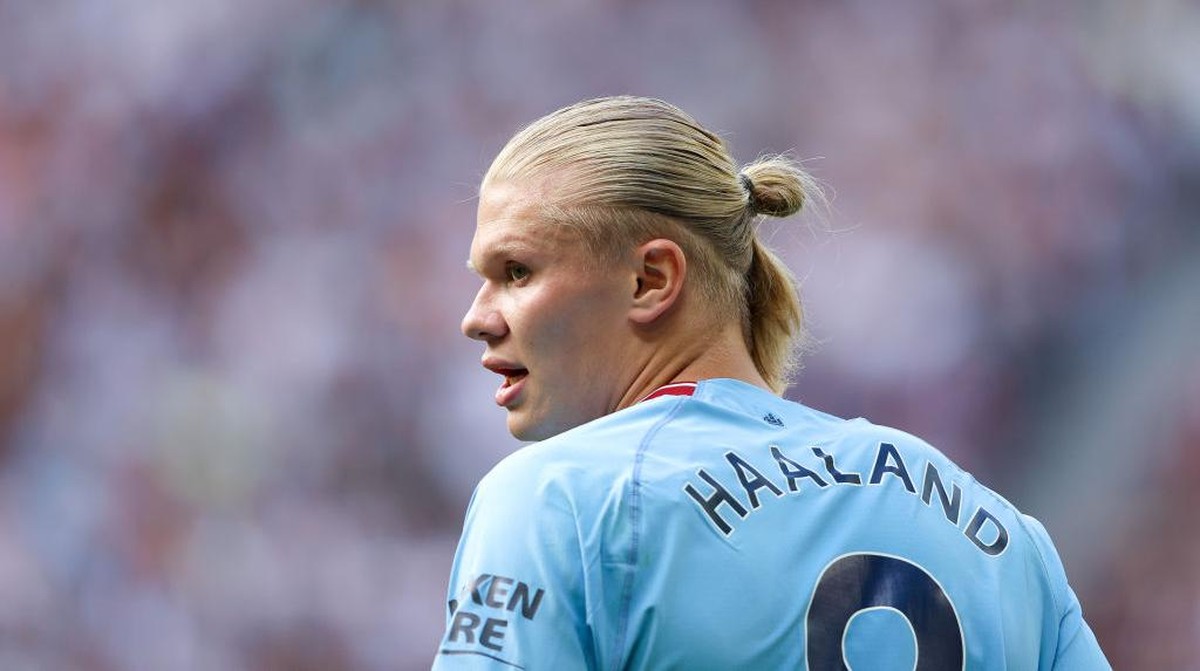Manajer Manchester City Pep Guardiola memberi indikasi belum akan mengistirahatkan Erling Haaland (Foto: Getty Images/Matthew Ashton - AMA)