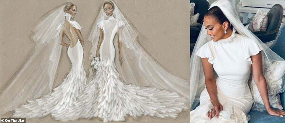 Gaun Pengantin Jennifer Lopez karya Ralph Lauren