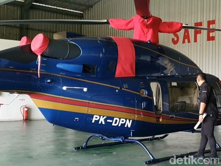 Penampakan Helikopter Surya Darmadi yang Disita Kejagung di Riau