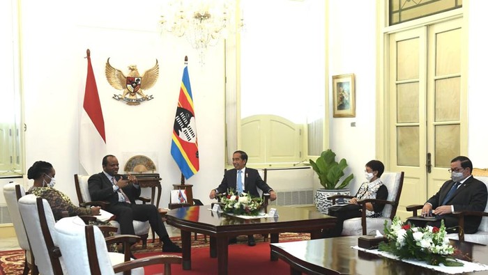 Jokowi Bertemu Raja Eswatini