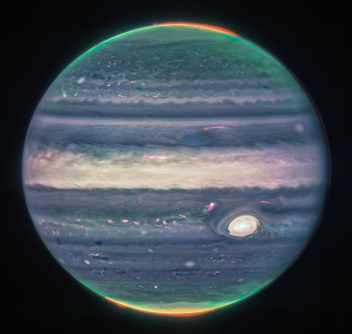 Aurora Jupiter tertangkap kamera teleskop James Webb.
