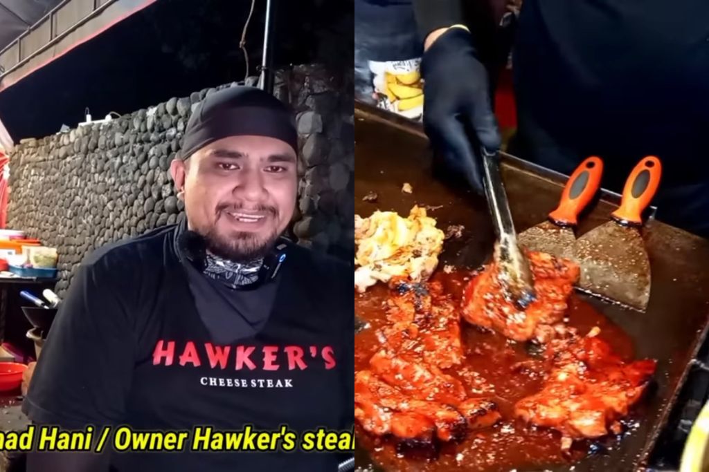 Orang Malaysia jualan steak kaki lima di Yogyakarta