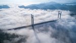 7 Foto Lanskap Ini Hadirkan Sisi Lain China, Bak Negeri di Atas Awan