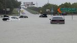 Potret Banjir di Dallas Amerika Serikat