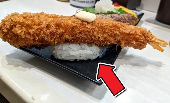 Sushi topping jumbo di Jepang