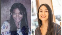 Di usia 42 tahun, Happy Salma terlihat awet muda. Penampilannya seolah tak berubah jauh ketika disandingkan dengan potretnya pada tahun 1995.