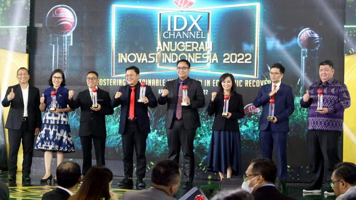 PT Jaminan Kredit Indonesia (Jamkrindo) memperoleh penghargaan di ajang IDX Channel Anugerah Inovasi 2022 atas Inovasi Jamkrindo Online Suretyship (JOS) untuk kategori Hubungan Eksternal.