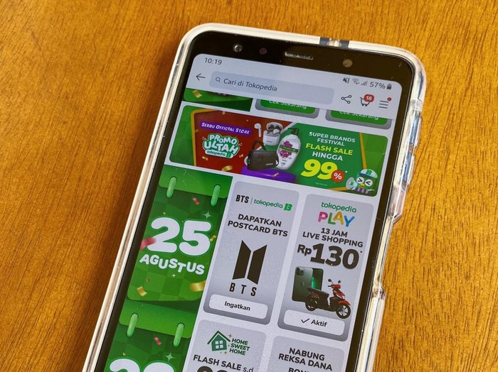 Aplikasi Tokopedia