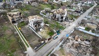 Hampir 9.000 tentara Ukraina telah tewas sejak invasi Rusia dimulai pada akhir Februari lalu. John Moore/Getty Images.