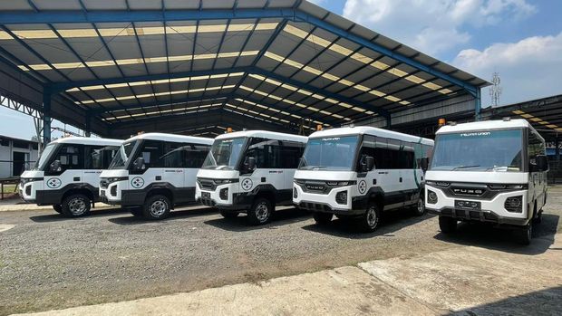 Bus pertambangan buatan Trijaya Union