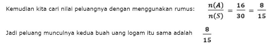 contoh soal peluang empirik