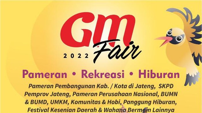 GM Fair 2022 di Semarang, 27 Agustus hingga 4 September.