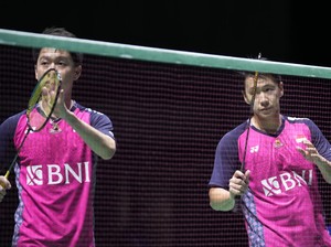 Medali Kejuaraan Dunia Masih di Luar Jangkauan Kevin/Marcus