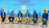 DANA bersama Sinar Mas dan Lazada Group mengumumkan kolaborasi demi akselerasi ekonomi digital Indonesia, Kamis, (25/8/2022). Kolaborasi yang dilakukan antara lain di bidang layanan keuangan digital, telekomunikasi, dan properti.