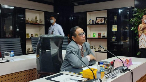 Mahfud Md di MKD DPR