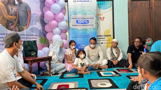 Meisya Siregar Gandeng berbuatbaik.id Donasi ke Rumah Singgah Pasien Kanker