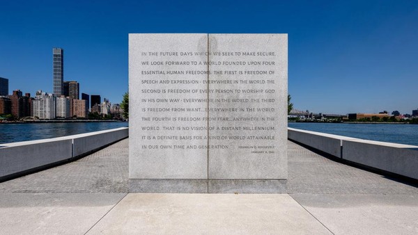 Lanskap ini merupakan Franklin D. Roosevelt Four Freedoms State Park. Sebagai informasi FDR merupakan Presiden AS ke-32. Foto ini diambil pada 23 Juli 2022. Lanskap ini merupakan Franklin D. Roosevelt Four Freedoms State Park. Sebagai informasi FDR merupakan Presiden AS ke-32. Foto ini diambil pada 23 Juli 2022.