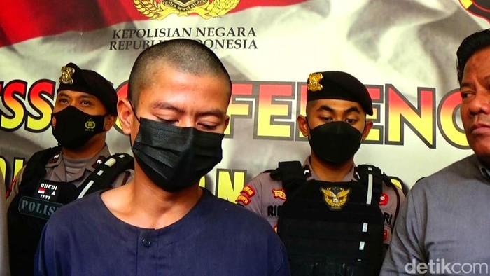 Pelaku pencabulan dua anak di bawah umur di Wonosobo, Kamis (25/8/2022).