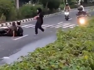 Terungkap! Polisi Tidur Menyaru Zebra Cross Baru Dibangun Tadi Malam