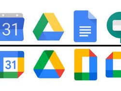 Before After Perubahan Logo Perusahaan Teknologi