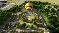 Selanjutnya penanganan jalan dan pedestrian TMII. Dilakukan juga beautifikasi serta prioritas fasilitas bagi kaum difabel. Foto: Dok. Kementerian PUPR