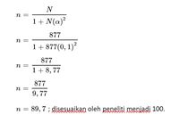 Mengenal Rumus Slovin, Kapan Digunakan Dan Contoh Soal