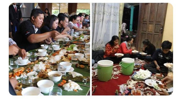 Tradisi Makan-makan Usai Pemakaman Ini Bikin Netizen Ngakak Sekaligus Sedih