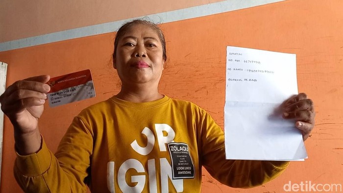 Warga terdaftar Penerima BPNT Tulungagung Sukatmi yang tidak pernah menerima bantuan selama 4 tahun
