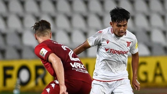 Witan Sulaeman mencetak gol saat kemenangan besar AS Trencin di Piala Slovakia.