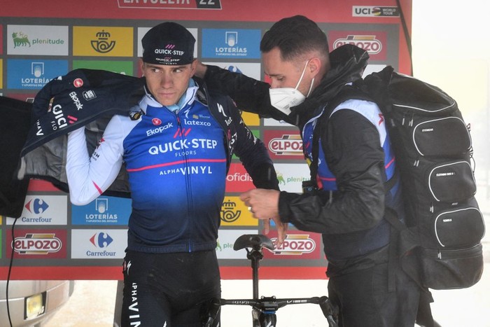 1417989187 SAN MIGUEL DE AGUAYO, SPAIN - AUGUST 25: Primoz Roglic of Slovenia and Team Jumbo - Visma competes during the 77th Tour of Spain 2022, Stage 6 a 181,2km stage from Bilbao to AscensiΓ³n al Pico Jano. San Miguel de Aguayo 1131m / #LaVuelta22 / #WorldTour / on August 25, 2022 in Pico Jano. San Miguel de Aguayo, Spain. (Photo by Justin Setterfield/Getty Images)