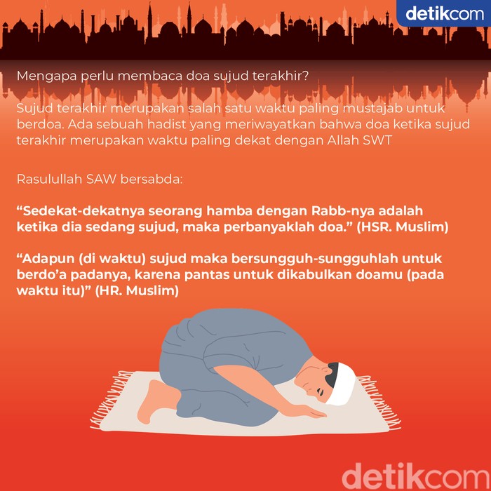 Bacaan Doa Sujud Terakhir yang Singkat tapi Mustajab Bacaan Doa Sujud Terakhir yang Singkat tapi Mustajab