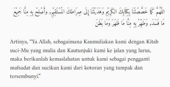 Bacaan tahlil.