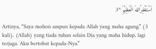 Bacaan tahlil.