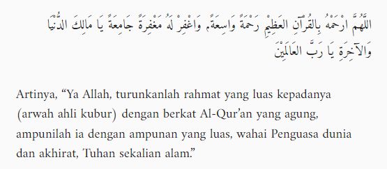 Bacaan tahlil.