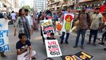 BBM Mahal, Warga Bangladesh Ramai-ramai Blokir Jalan