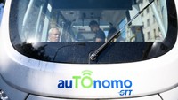 Bus ajaib Autonomo ini di kembangkan oleh perusahaan aslah Prancis, Navya.
