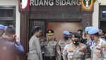 Ekspresi Tegang Ferdy Sambo Usai Dipecat Polri