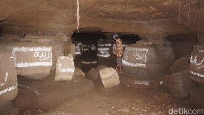 10 Potret Gua yang Dibangun Pria Mojokerto untuk Meditasi