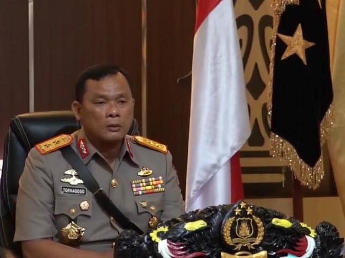 Irjen Tornagogo Sihombing (Screenshot YouTube Humas Polri) Irjen Tornagogo Sihombing (Screenshot YouTube Humas Polri)