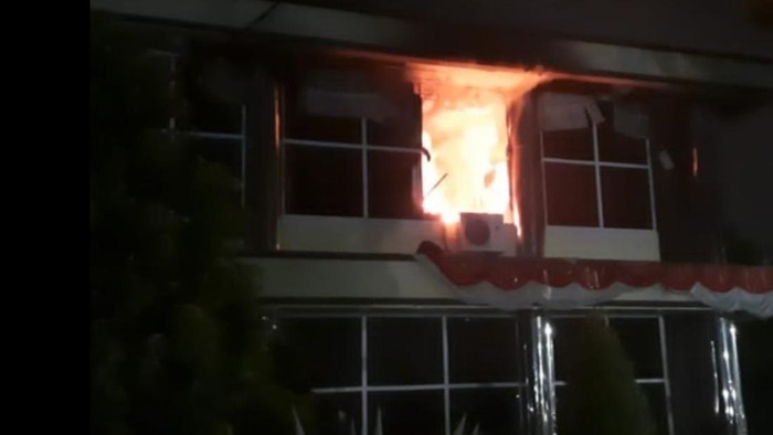 Kebakaran ruang Tipikor Polda Sumut