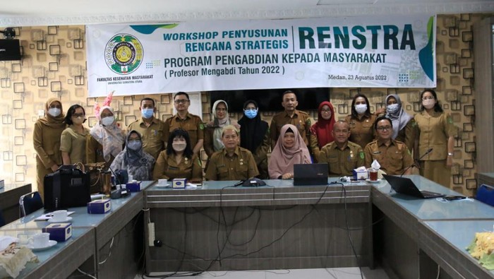 Kegiatan pengabdian masyarakat Guru Besar USU (Foto: Istimewa)