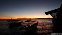 Pulau Bunaken punya satu tempat untuk melihat sunrise terbaik yaitu Dermaga Bunaken Negeri. (Bonauli/detikcom)
