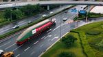 Potret Pengiriman Kereta Cepat Jakarta-Bandung, Diangkut Truk Besar Lanjut Naik Kapal