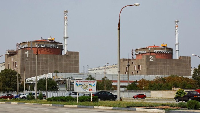 A view shows the Zaporizhzhia Nuclear Power Plant in the course of Ukraine-Russia conflict outside the Russian-controlled city of Enerhodar in Zaporizhzhia region, Ukraine August 22, 2022. REUTERS/Alexander Ermochenko