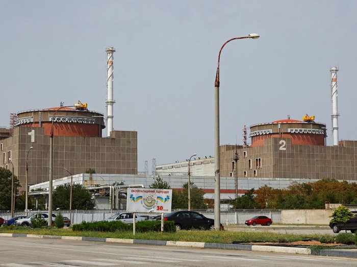 A view shows the Zaporizhzhia Nuclear Power Plant in the course of Ukraine-Russia conflict outside the Russian-controlled city of Enerhodar in Zaporizhzhia region, Ukraine August 22, 2022. REUTERS/Alexander Ermochenko