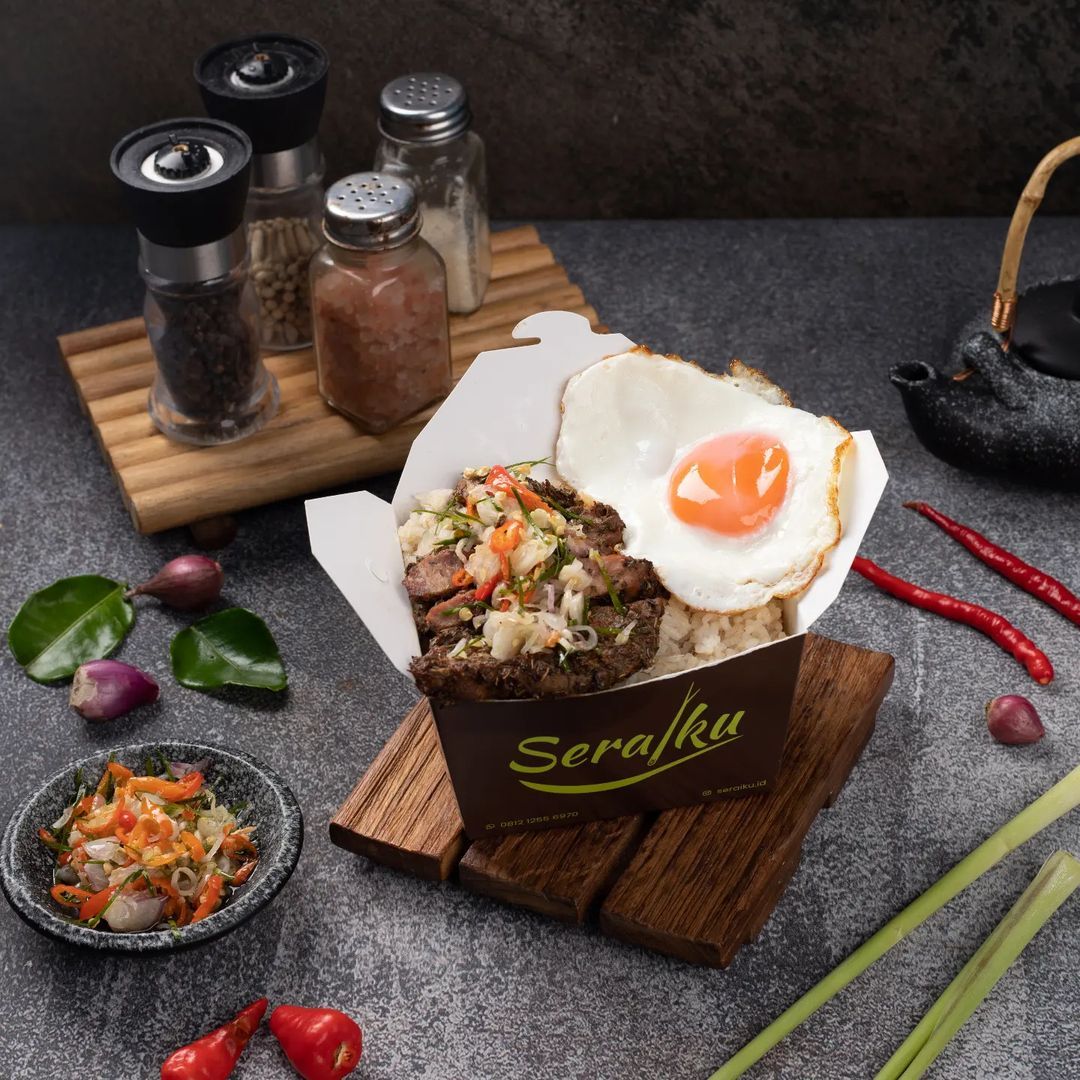Rice bowl dengan rating tinggi di ojek online