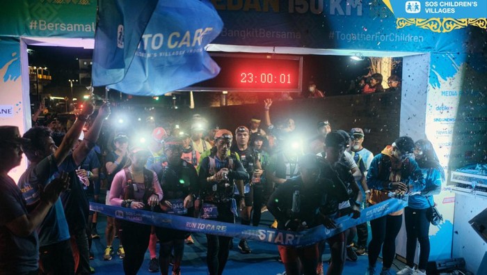 Ajang Lari Ultra Marathon Run To Care 2022 Sukses Digelar di Medan