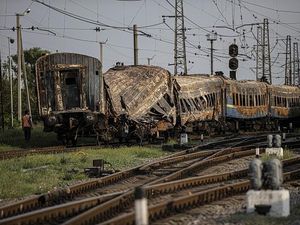 Rusia Bombardir Stasiun Kereta di Ukraina, 25 Orang Tewas, Ini Fotonya
