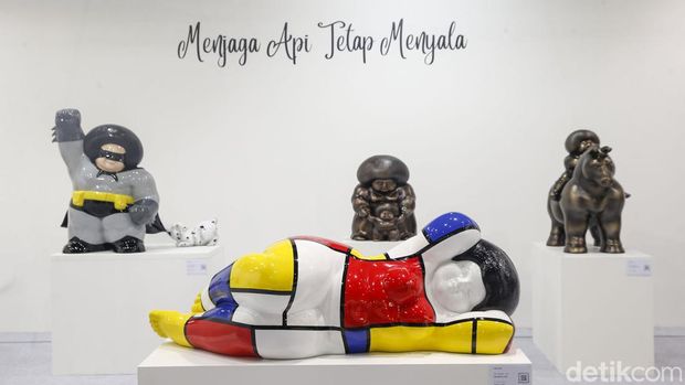 Art Jakarta 2022 kembali digelar Jakarta Convention Center (JCC), Jumat (26/8/2022). Pameran ini didaulat menjadi pembuka pekan seni rupa internasional lho.