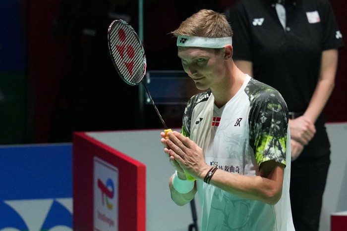 TOKYO, JAPAN - AUGUST 25: xxx on on day four of the BWF World Championships at Tokyo Metropolitan Gymnasium on August 25, 2022 in Tokyo, Japan. (Photo by Toru Hanai/Getty Images)